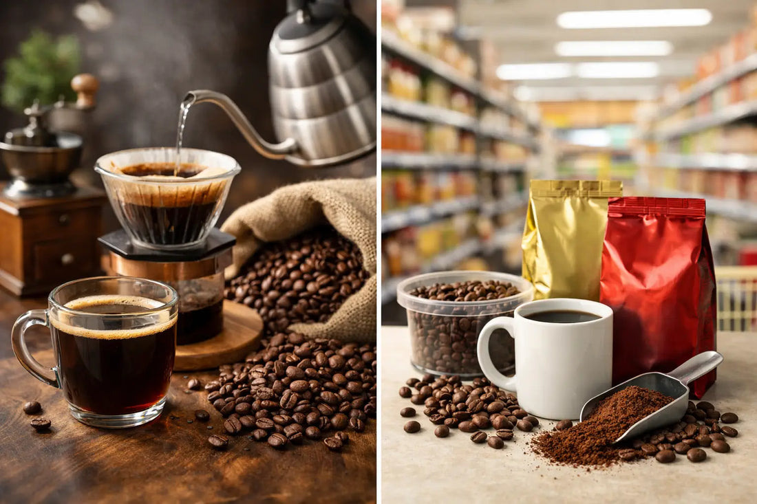 Specialty Coffee vs Grocery Coffee
